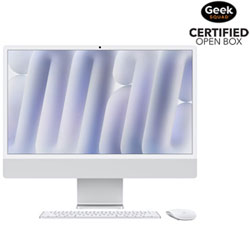 Open Box - Apple iMac 24" (Fall 2024) - Silver (Apple M4 Chip / 8-Core GPU / 16GB RAM / 256GB SSD) - French