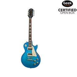 Open Box - Epiphone Les Paul Trad Pro IV Electric Guitar (EITP4WPBNH3) - Pelham Blue