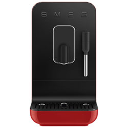 Smeg x Porsche Automatic Espresso Machine with Frother and Coffee Grinder - Red Salzburg Limited Edition