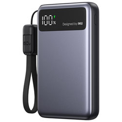 INIU Pocket Pro Slim 10000 mAh 45W USB-C/USB-A Power Bank - Black