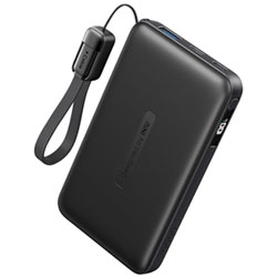 INIU Pocket Neo 10000 mAh 22.5W USB-C/USB-A Power Bank - Black