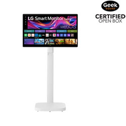 Open Box - LG 32" 4K UHD 60Hz 5ms GTG Touchscreen IPS LED Smart Monitor (32U889SA-W) - White