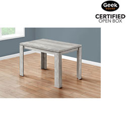 Boîte Ouverte - Table De Salle À Manger 4 Places Contemporaine Et Champêtre - Gris