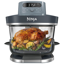 Ninja Crispi Pro 6-in-1 Countertop Glass Air Fryer - 5.7L (6QT) - Cyberspace