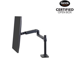 Open Box - Ergotron Lx Desk Monitor Arm, Tall Pole With 2-Piece Clamp - Matte Black - (45-537-224)