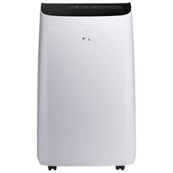 TCL 3-in-1 Smart Inverter Portable Air Conditioner with Dual Hose - 12300 BTU (SACC 10300 BTU) - White/Black