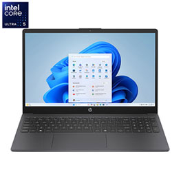 Portable 15,6 Po De Hp - Gris Craie (Core Ultra 5-225U D'intel/ram 24 Go/ssd 512 Go/windows 11 Famille)