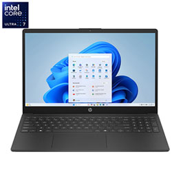 Portable De 15,6 Po De Hp - Noir De Jais (Core Ultra 7-255U D'intel/ram 24 Go/ssd 1 To/windows 11 Famille)
