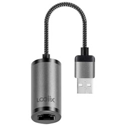 Adaptateur Usb-A À Ethernet 1 Gb Piston Connect De Logiix - Gris Graphite