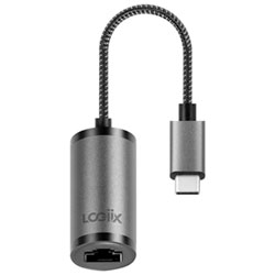 Adaptateur Usb-C À Ethernet 1 Gb Piston Connect De Logiix - Gris Graphite