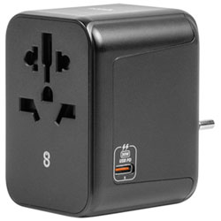 Adaptateur De Voyage 30 W World Traveler Xl De Logiix - Noir