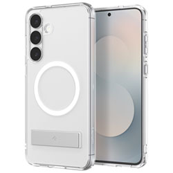Spigen Slim Armor Essential S Magfit Fitted Hard Shell Case For Galaxy S25 Fe - Clear White