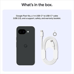 Google Pixel 10a 256GB - Obsidian - Unlocked | Best Buy Canada