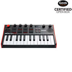 Open Box - Akai MPK Mini Play MK3 MIDI Controller with Speakers