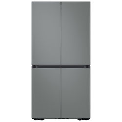 Samsung BESPOKE 36" 22.8 Cu. Ft. French Door Refrigerator (RF23A9675AP/AC) - Grey Glass