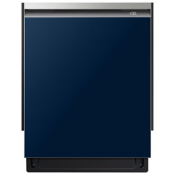 Samsung 24" 42dB Built-In Dishwasher with BESPOKE Dishwasher Door Panel - Navy Steel