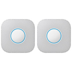 Google Home Safety Bundle - Nest Protect Wi-Fi Smoke & Carbon Monoxide Alarm 2-pack&nbsp;& Insignia Headphone Adapter&nbsp;