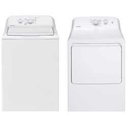 Laveuse À Chargement Par Le Haut De 4,4 Pi³ Et Sécheuse Électrique De Moffat - Blanc
