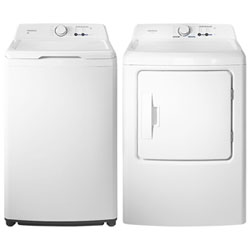 Insignia 4.3 Cu. Ft. Top Load Washer & 6.7 Cu. Ft. Electric Dryer - White - Only at Best Buy