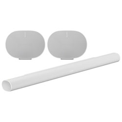 Sonos Arc Ultra Sound Bar with Era 300 Wireless Multi-Room Speakers - Pair - White