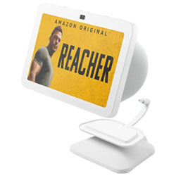 Amazon Echo Show 8 (3rd Gen) Smart Display with Adjustable Stand - Glacier White