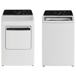 Frigidaire 5.1 Cu. Ft. High Efficiency Top Load Washer & 7.0 Cu. Ft. Electric Dryer - White
