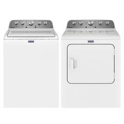 Maytag 5.2 Cu. Ft. High Efficiency Top Load Washer & 7.0 Cu. Ft. Electric Dryer - White