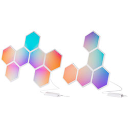 GE Cync Dynamic Effects Hexagon Light Panels - Smarter & Extension Kit - 12 Panels