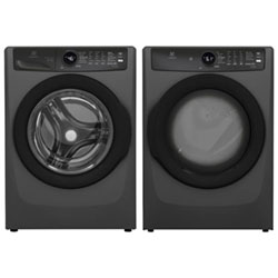 Electrolux 5.2 Cu. Ft. High Efficiency Steam Washer & 8.0 Cu. Ft. Electric Steam Dryer - Titanium