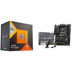 AMD Ryzen 7 7800X3D 8-Core 4.2GHz AM5 Processor & MSI X870 WIFI7 ATX AM5 DDR5 Motherboard