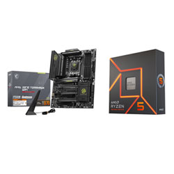 AMD Ryzen 5 7600X 6-Core 4.7GHz AM5 Processor & MSI X870 WIFI7 ATX AM5 DDR5 Motherboard