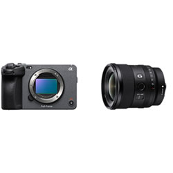 Sony Alpha FX3 Cinema Line Full-Frame Mirrorless Camera (Body) w/ E-Mount FE 20mm f/1.8 Vlogger UW Angle Prime G Lens