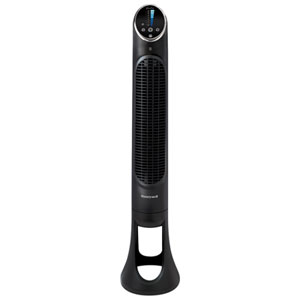Honeywell Quiet Set 8-Speed Oscillating Tower Fan - 40" - Black