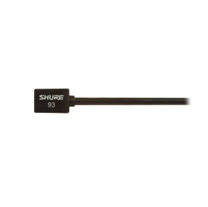 Shure Omnidirectional Condenser Miniature-Lavalier Microphone - Black
