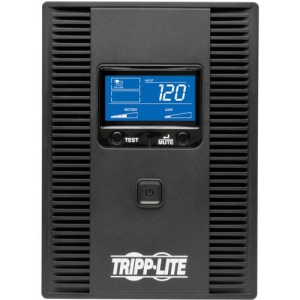 Tripp Lite OmniSmart 1500VA Battery Backup Tower UPS - Black - (OMNI1500LCDT)