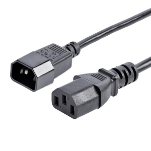StarTech 6 ft Standard Computer Power Cord Extension - C14 to C13