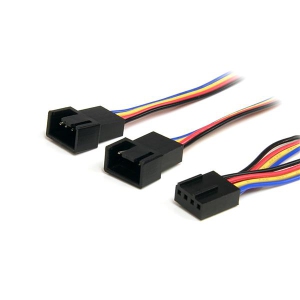 StarTech 12in 4 Pin PWM Fan Extension Power Y Cable – F/M