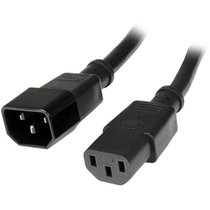 StarTech 6 ft 14 AWG Computer Power Cord Extension - C14 to C13