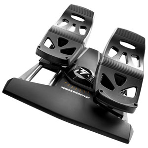 Thrustmaster TFRP Flight Rudder Pedals for PS4/PC - Black | Best