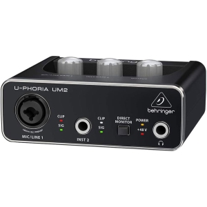 Behringer U-Phoria UM2 USB Audio Interface