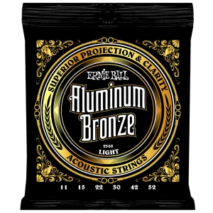 Ernie Ball P02568 Aluminum Bronze Acoustic Guitar Strings - Light
