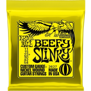 Ernie Ball Beefy Slinky Nickel Wound Electric Guitar Strings - 11-54 Gauge