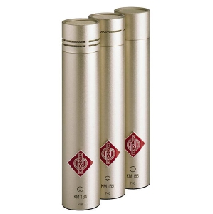 Neumann KM 184 Stereo Set Small Diaphragm Cardioid Microphone - Nickel