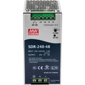 TRENDnet 240 W Single Output IndustrialDIN-Rail Power Supply