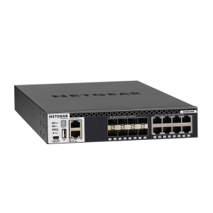Netgear M4300-8X8F 8-Port RJ45 & 8-Port SFP+ 10G Managed Network Switch - (XSM4316S-100NES)