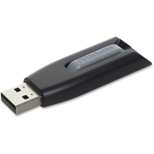 Microban 256GB Store 'n' Go V3 USB 3.2 Gen 1 Flash Drive - Gray (49168)