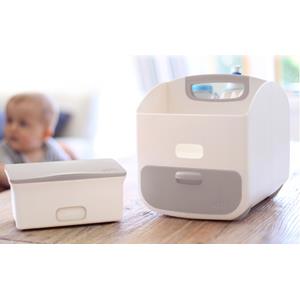 Ubbi Couche Caddy-White/Grey