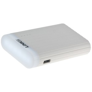 Linke Shine Series Smartcharger 7500MAH External Battery Power Bank 5V/2.1A With LED Lighting Lamp