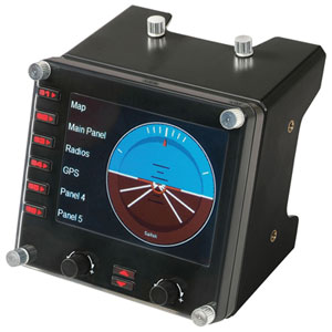 Logitech G Saitek Pro Flight Instrument Panel Controller - Black