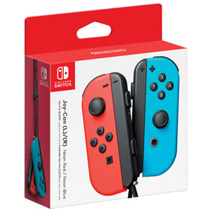 Nintendo Switch Left and Right Joy-Con Controllers - Neon Red/Neon